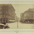 "A Váci utca panorámaképe. A felvétel 1880-1890 között készült." A kép forrását kérjük így adja meg: Fortepan / Budapest Főváros Levéltára. Levéltári jelzet: HU.BFL.XV.19.d.1.06.039