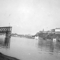Péterváradi vár és a lerombolt vasúti híd.