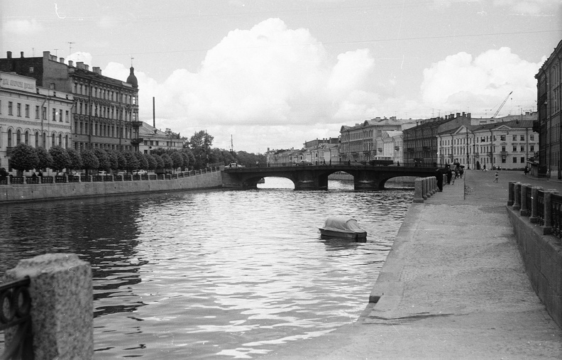 (Leningrád) Fontanka, Belinszkogo híd.