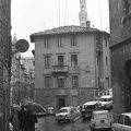 Via Salicotto, háttérben a Palazzo Pubblico tornya.